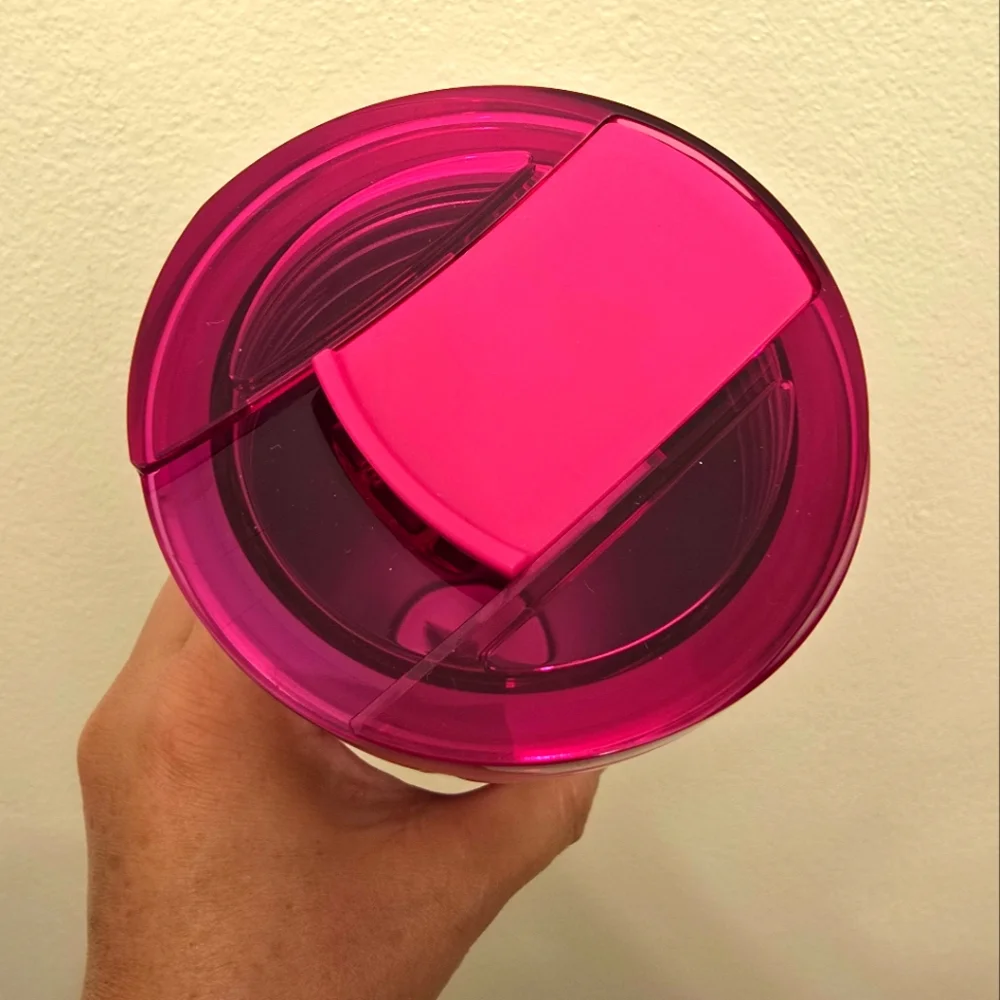 NWT Starbucks 2025 LATAM Release Stainless Steel Hot Pink Mermaid Scale … - Picture 3 of 5